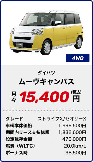 ダイハツ	ムーヴキャンバス